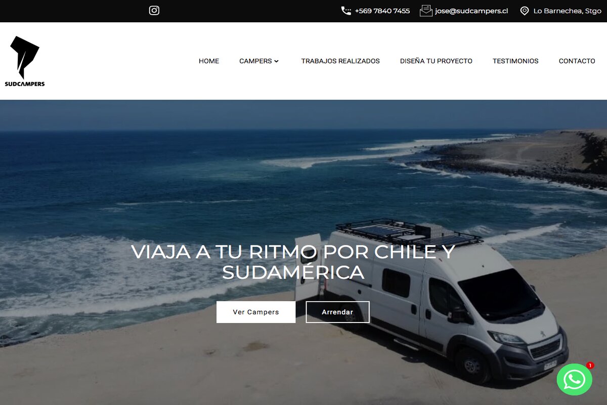 venta campers en chile